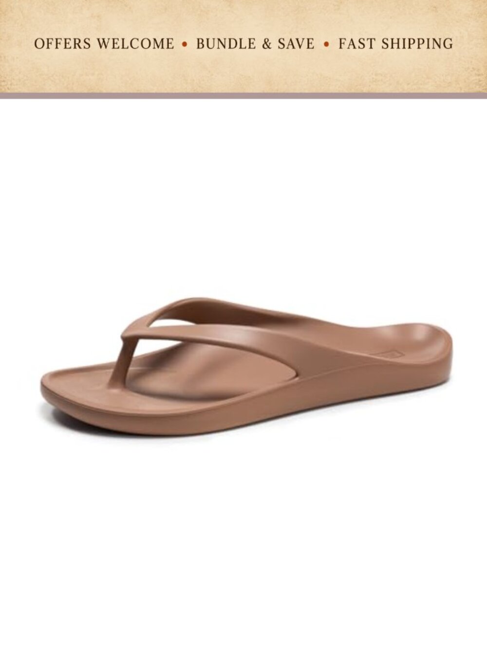 Arch Support Flip Flops Waterproof EVA Orthotic Sandals